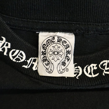 Chrome Hearts Vintage Short Sleeve Neck Logo Back Floral Cross Print Crew — view 7