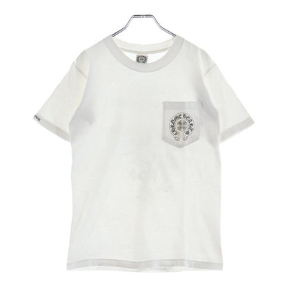 Chrome Hearts Vintage Short Sleeve Back Cemetery Cross Print T-Shirt White — view 2