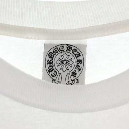 Chrome Hearts Vintage Short Sleeve Back Cemetery Cross Print T-Shirt White — view 7