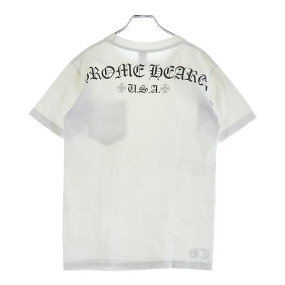 Chrome Hearts Vintage CH Short Sleeve Back Arch Logo Print T-Shirt