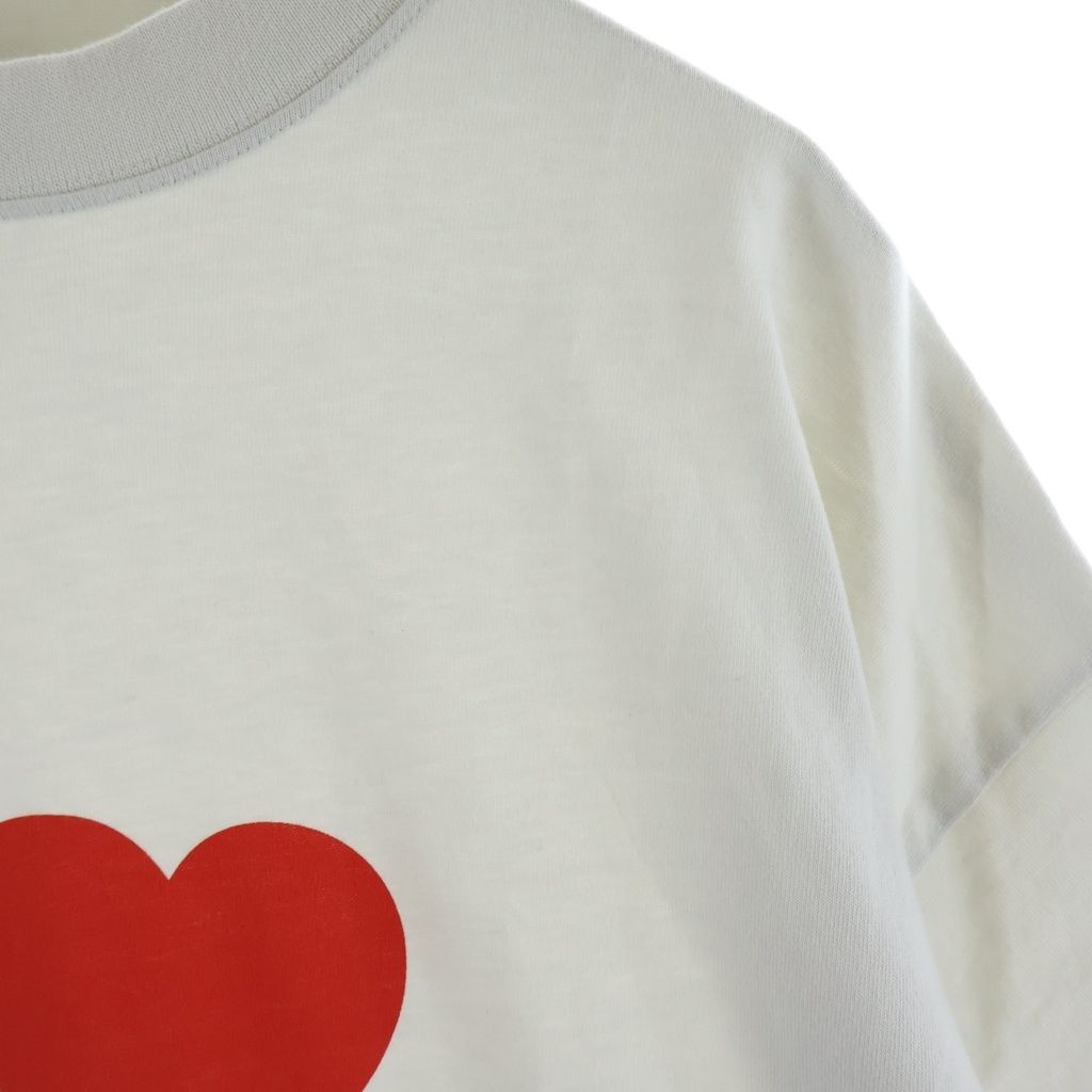 Balenciaga I Love Paris Print Short Sleeve T-Shirt Gray — view 4