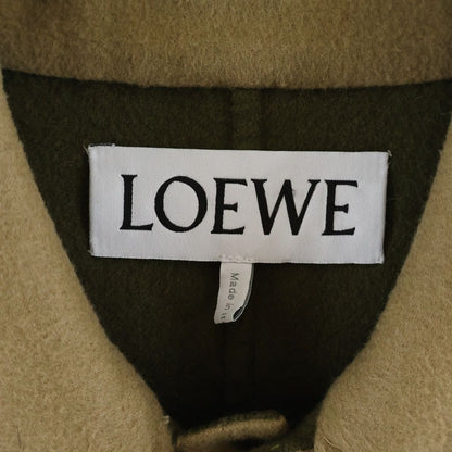 Loewe Anagram Leather Patch Cashmere Blend Jacket Beige — view 6