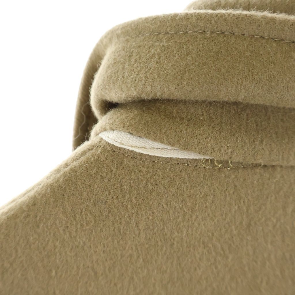 Loewe Anagram Leather Patch Cashmere Blend Jacket Beige — view 5