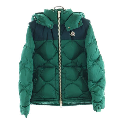 Moncler Arle Hooded Zip Up Jacket Green