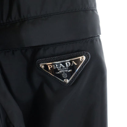 Prada Triangle Logo Jacket Zip Up Black — view 4
