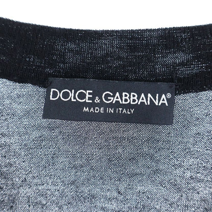Dolce & Gabbana Crew Neck Cashmere Sweater Knit Black — view 6
