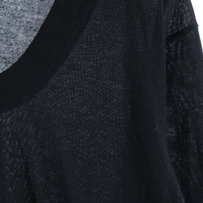 Dolce & Gabbana Crew Neck Cashmere Sweater Knit Black — view 4