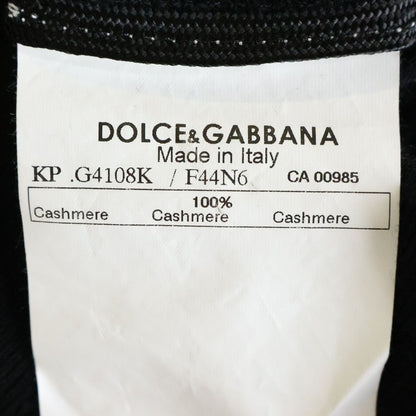 Dolce & Gabbana Crew Neck Cashmere Sweater Knit Black — view 7