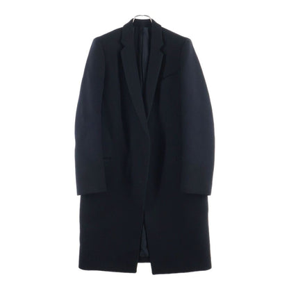 Celine Phoebe Philo Era Buttonless Wool Chesterfield Black