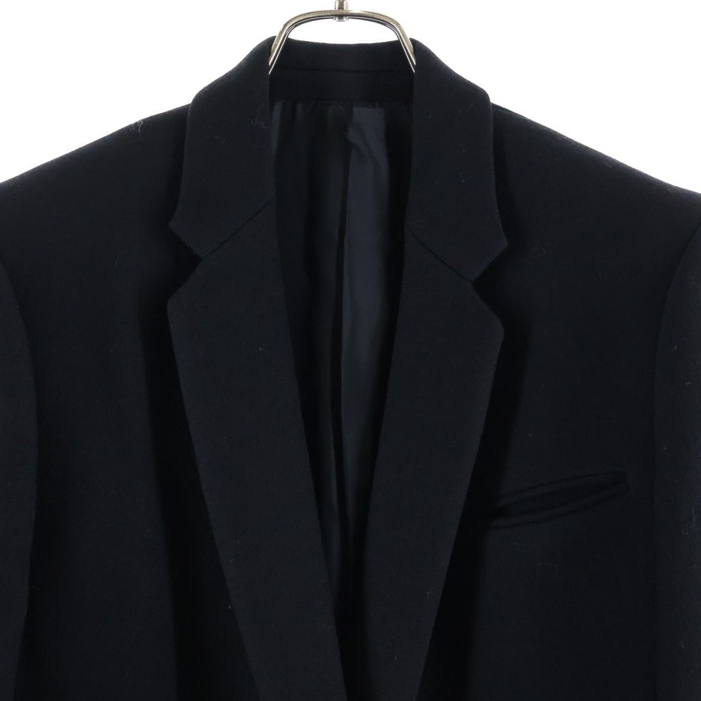 Celine Phoebe Philo Era Buttonless Wool Chesterfield Black — view 3