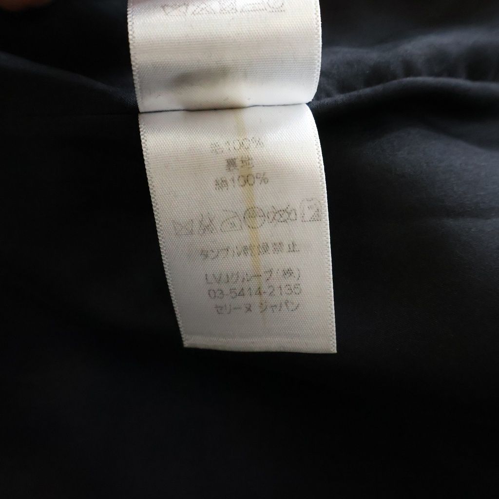 Celine Phoebe Philo Era Buttonless Wool Chesterfield Black — view 8