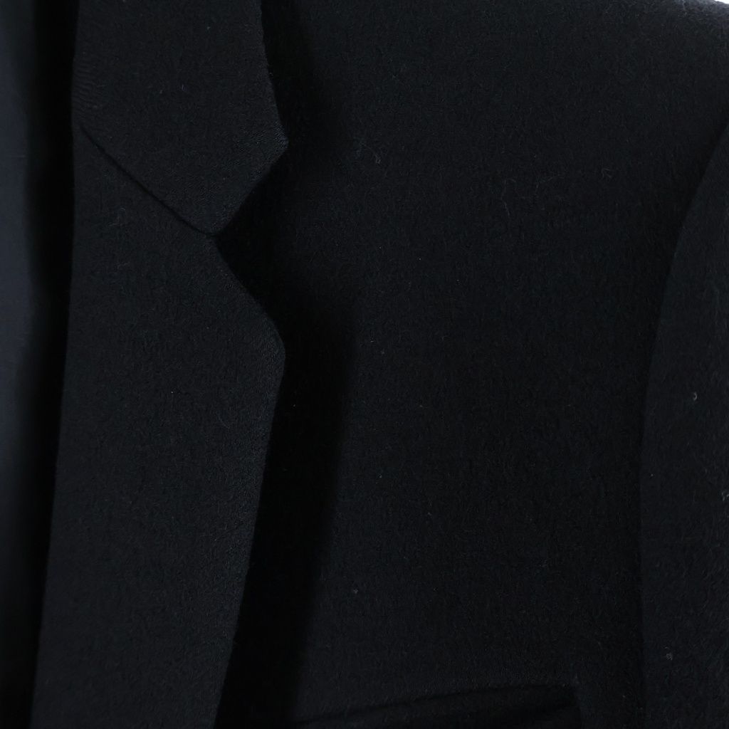 Celine Phoebe Philo Era Buttonless Wool Chesterfield Black — view 4