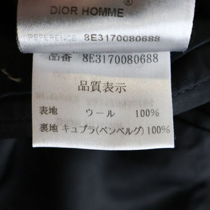 Dior Homme Wool Tailored Jacket Trousers Pants Set Suit Black — view 7