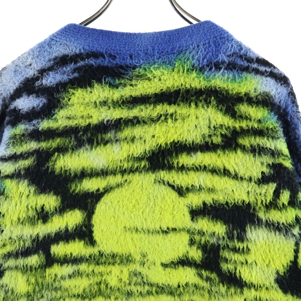 Celine Sunset Jacquard Tropical Knit Cardigan Multi — view 4