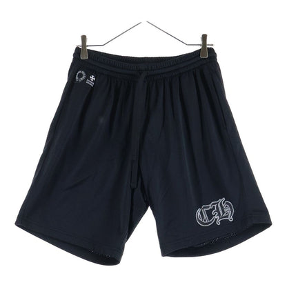 Chrome Hearts Mesh Varsity Shorts CH Printed Black