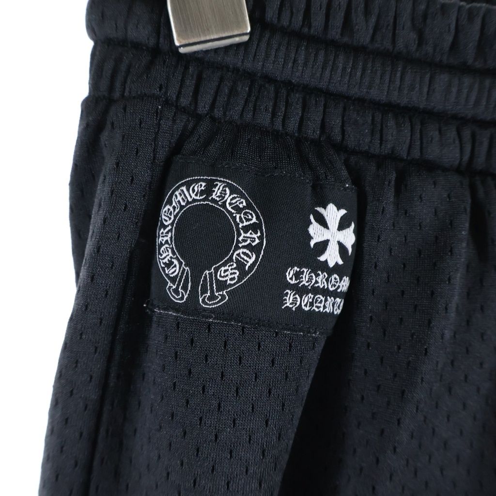 Chrome Hearts Mesh Varsity Shorts CH Printed Black — view 7