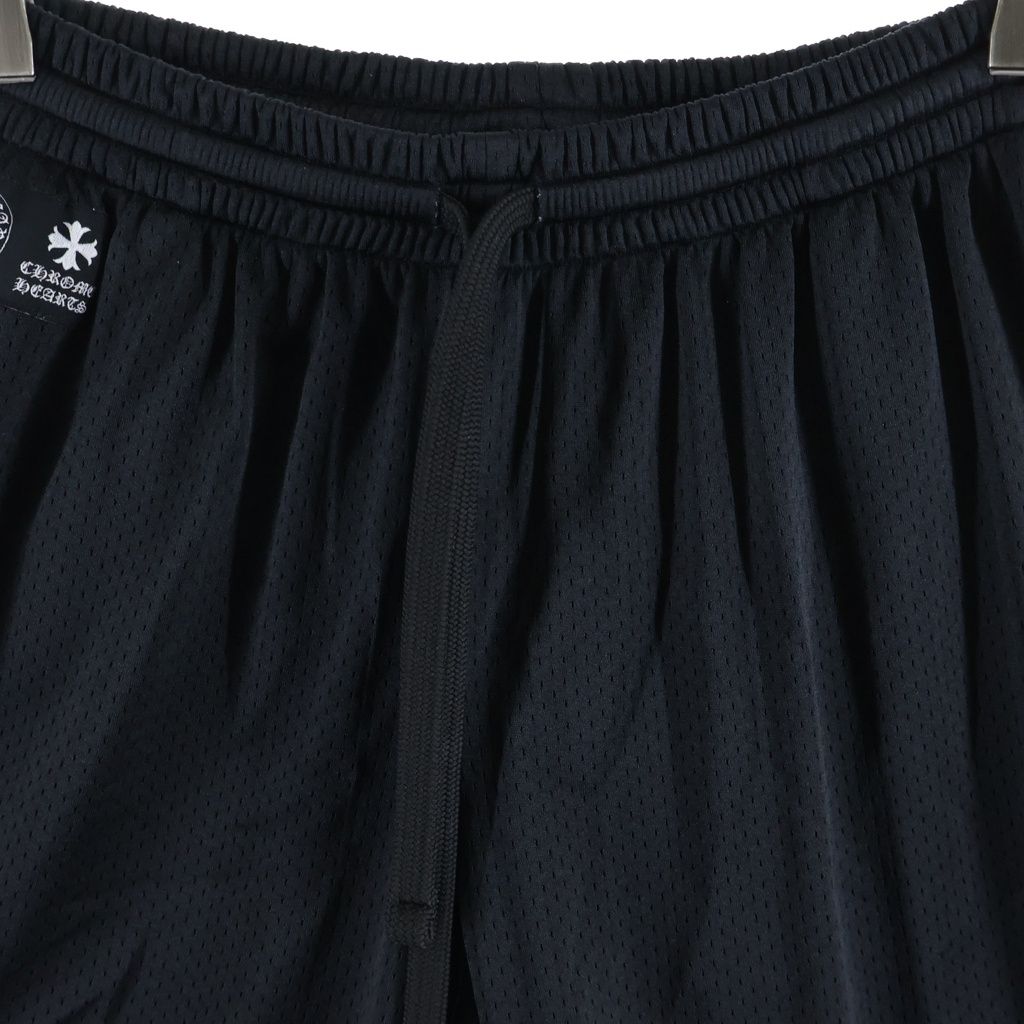 Chrome Hearts Mesh Varsity Shorts CH Printed Black — view 3