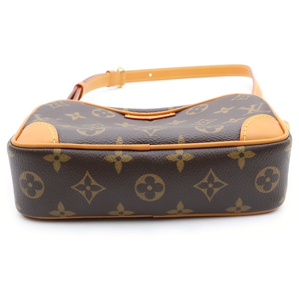 Louis Vuitton Monogram Trocadero Wearable Wallet Shoulder Bag Brown Leather — view 4