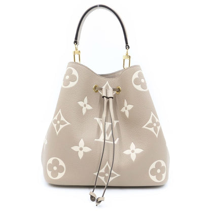 Louis Vuitton Monogram Empreinte Neo Noe MM Shoulder Bag Beige