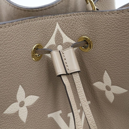 Louis Vuitton Monogram Empreinte Neo Noe MM Shoulder Bag Beige — view 7
