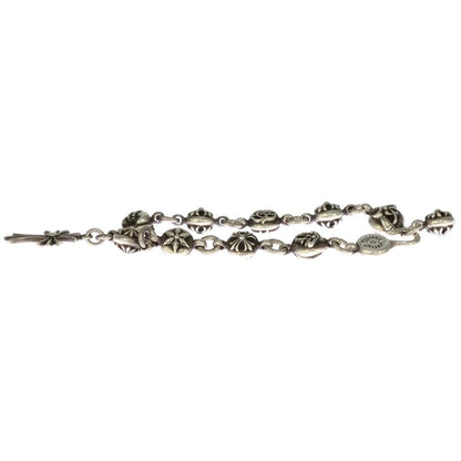 Chrome Hearts No2 Multi Ball Cross Charm Bracelet Silver — view 4