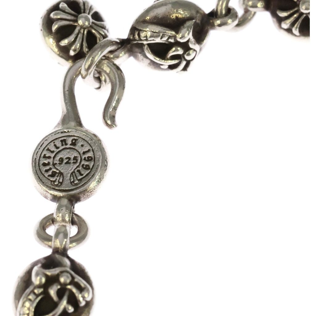 Chrome Hearts No2 Multi Ball Cross Charm Bracelet Silver — view 6