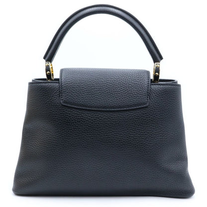 Louis Vuitton Taurillon Capucines PM Flower 2-Way Shoulder Bag Black Noir — view 2