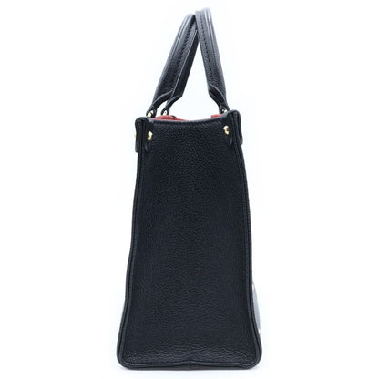 Louis Vuitton Monogram Empreinte On The Go PM 2-Way Shoulder Bag Black Beige — view 3