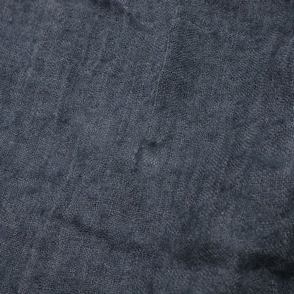 Chrome Hearts CH Stole Leather Cross Patch Fringe Shawl Gray Scarf — view 3