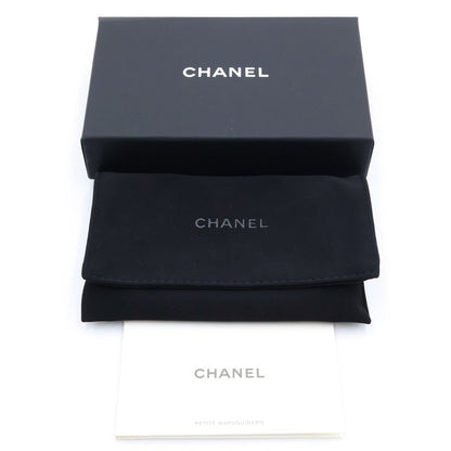 Chanel Quilted Fragment Case Mini Wallet Card Coin Purse Light Purple Lavender — view 6