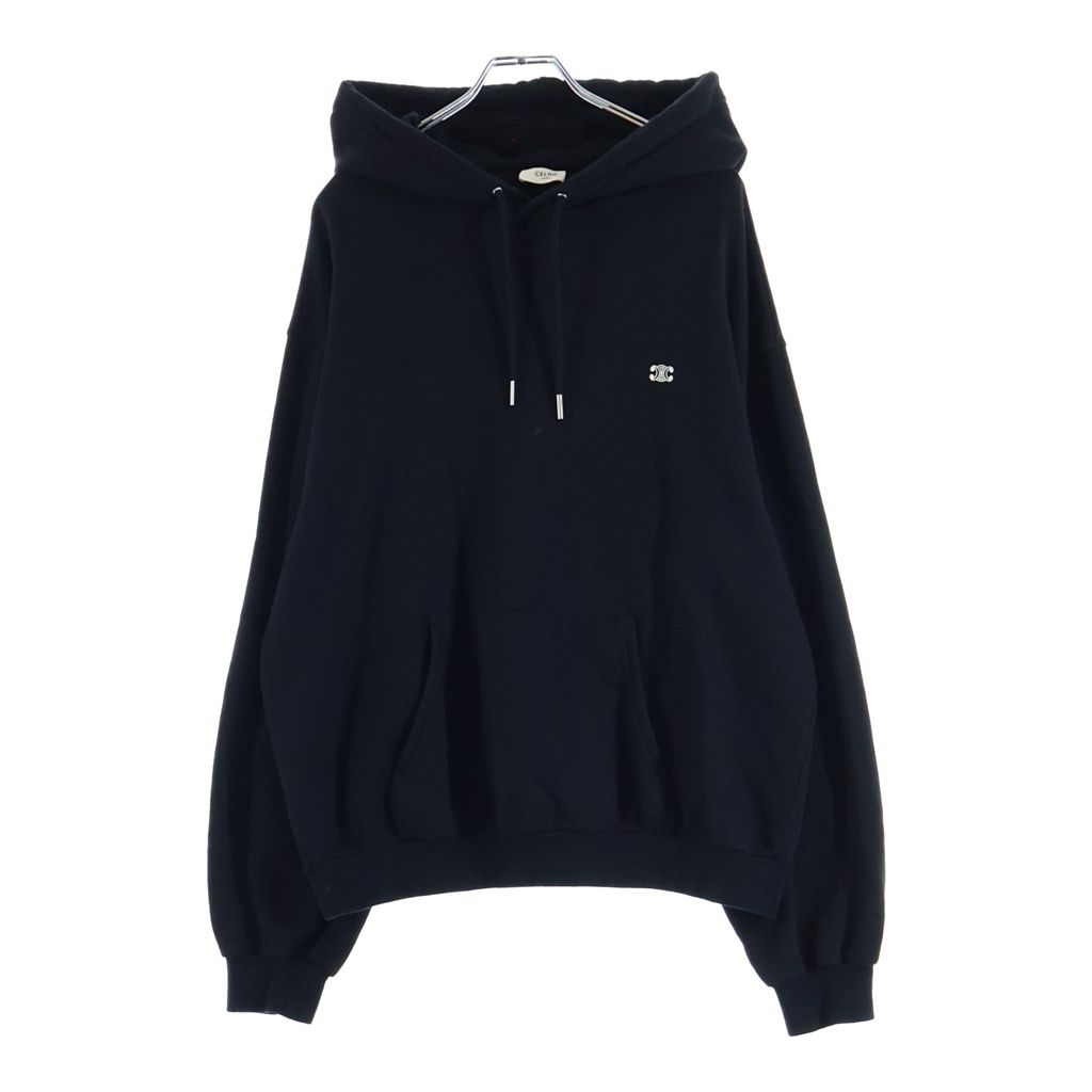 Celine Trinoff Loose Fit Pullover Sweatshirt Hoodie Black
