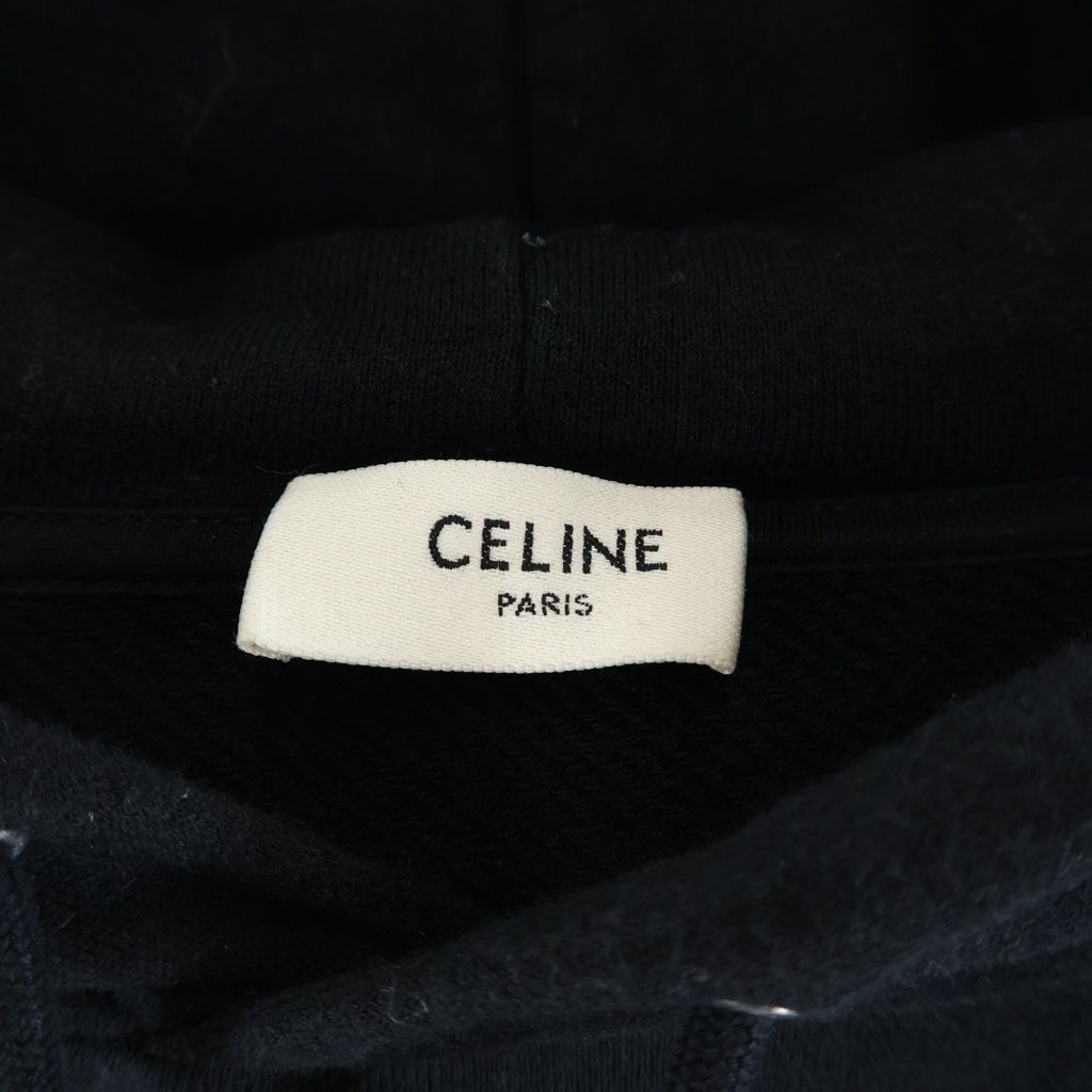 Celine Trinoff Loose Fit Pullover Sweatshirt Hoodie Black — view 7