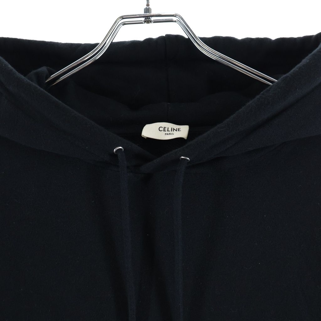 Celine Trinoff Loose Fit Pullover Sweatshirt Hoodie Black — view 3