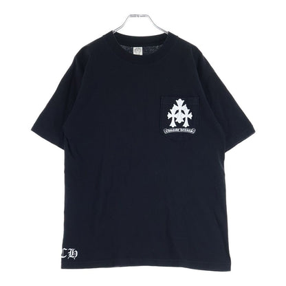 Chrome Hearts 3 Cemetery Cross Tee Logo Print Short Sleeve T-Shirt Black — view 2