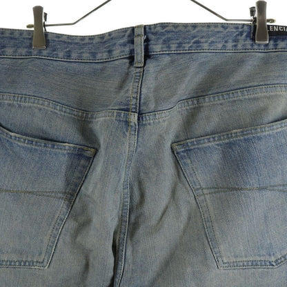 Balenciaga Drawcord Twist Baggy Denim Pants Indigo — view 4