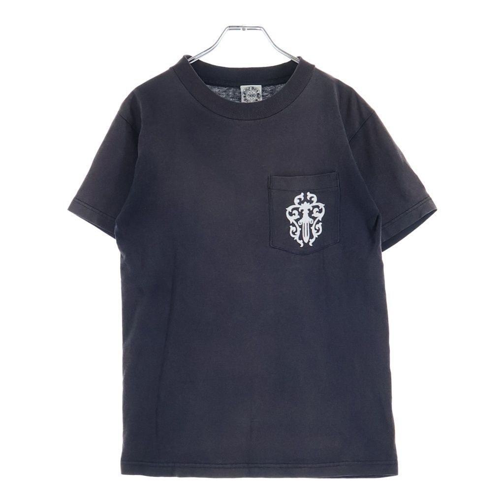 Chrome Hearts Vintage Short Sleeve Vine Dagger Back Horseshoe Print T-Shirt