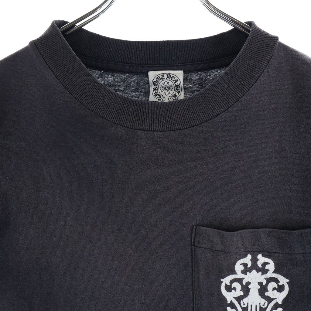 Chrome Hearts Vintage Short Sleeve Vine Dagger Back Horseshoe Print T-Shirt — view 3