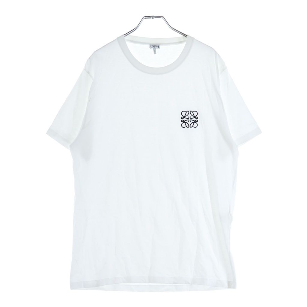 Loewe Anagram Embroidery Regular Fit T-Shirt White