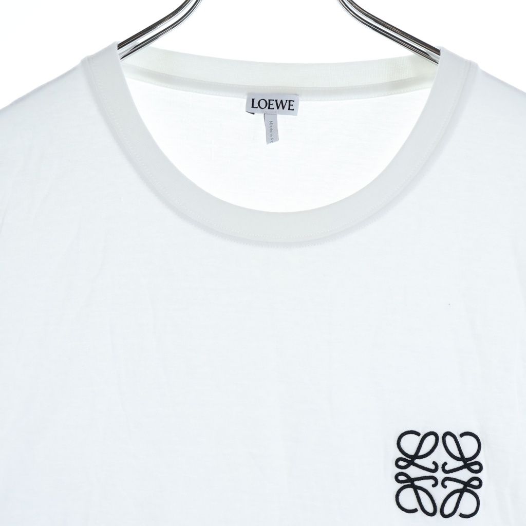 Loewe Anagram Embroidery Regular Fit T-Shirt White — view 3