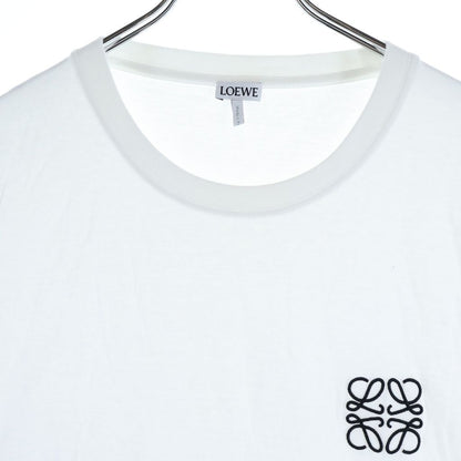 Loewe Anagram Embroidery Regular Fit T-Shirt White — view 3