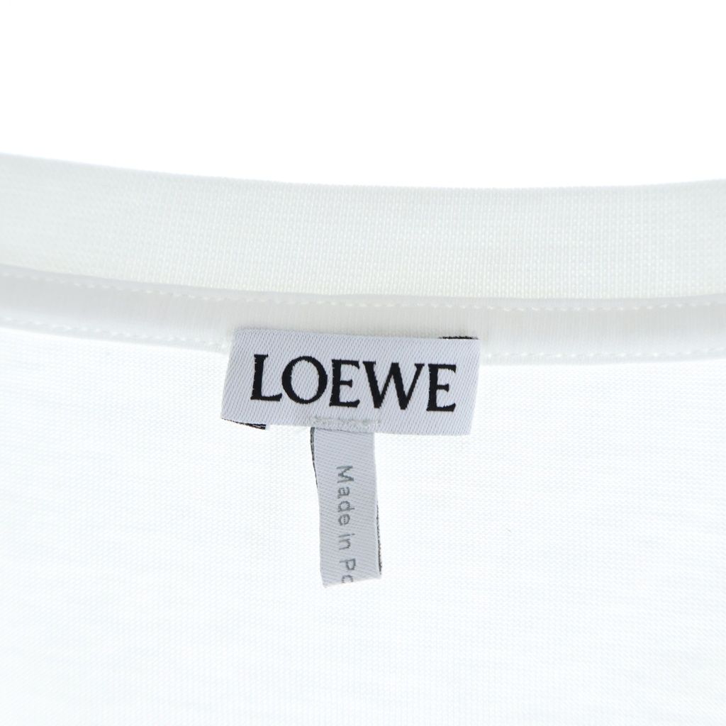 Loewe Anagram Embroidery Regular Fit T-Shirt White — view 7