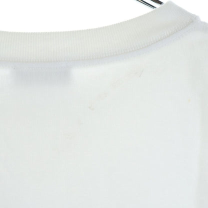 Dior Front Logo Embroidery Short Sleeve T-Shirt White — view 6