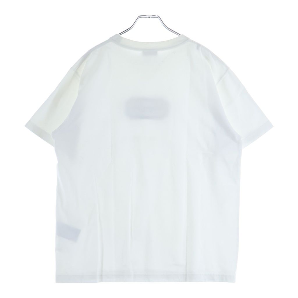 Dior Front Logo Embroidery Short Sleeve T-Shirt White — view 2