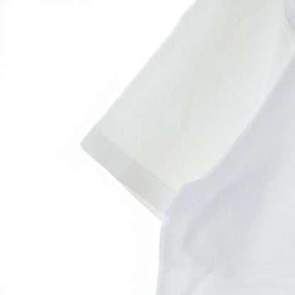 Dior Front Logo Embroidery Short Sleeve T-Shirt White — view 4