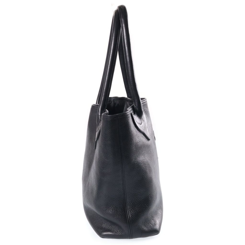 Chrome Hearts Cross Patch Dagger Top Tote Bag Black Leather Silver — view 3
