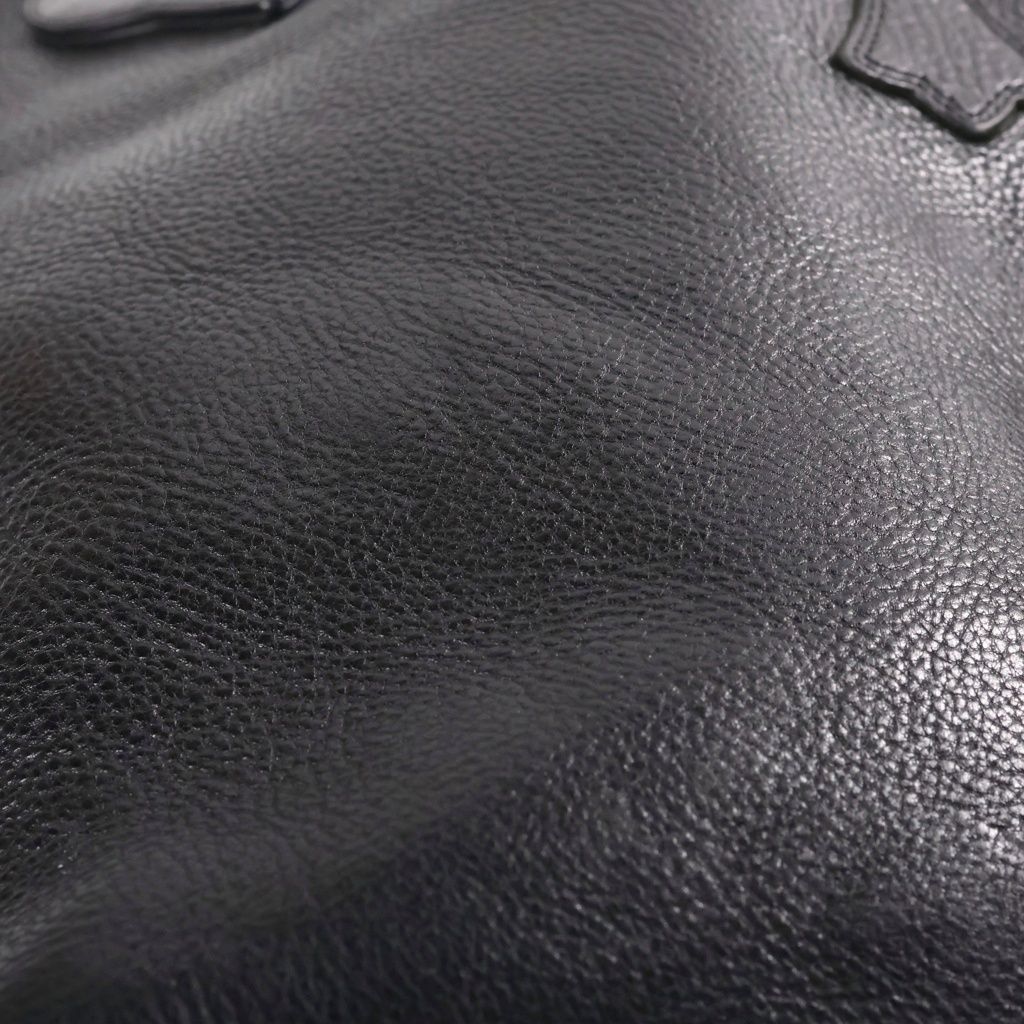 Chrome Hearts Cross Patch Dagger Top Tote Bag Black Leather Silver — view 7
