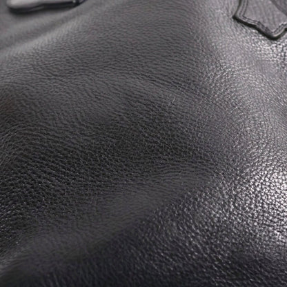 Chrome Hearts Cross Patch Dagger Top Tote Bag Black Leather Silver — view 7