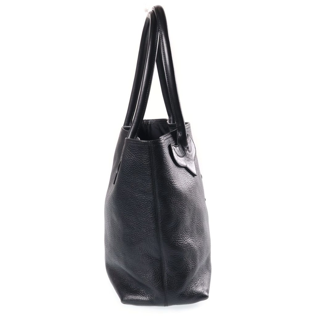 Chrome Hearts FS Tote Bag Leather Black with Cross Patch — view 3