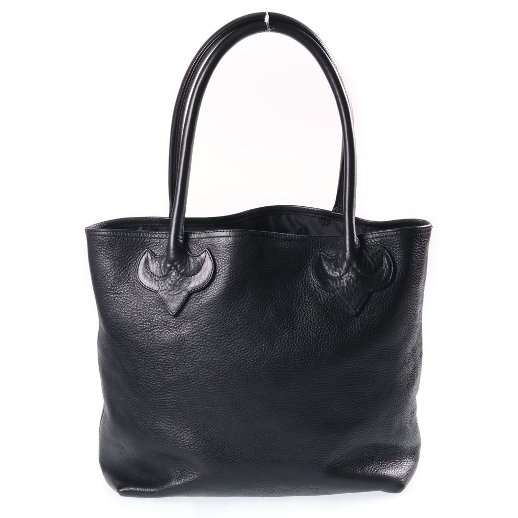 Chrome Hearts FS Tote Bag Leather Black with Cross Patch — view 2