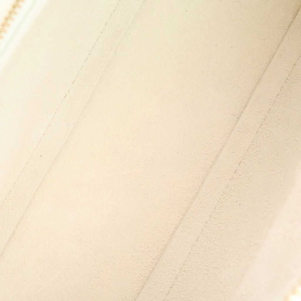 Celine Little Luggage 2-Way Shoulder Bag Ivory White Grained Calfskin Gold — view 8